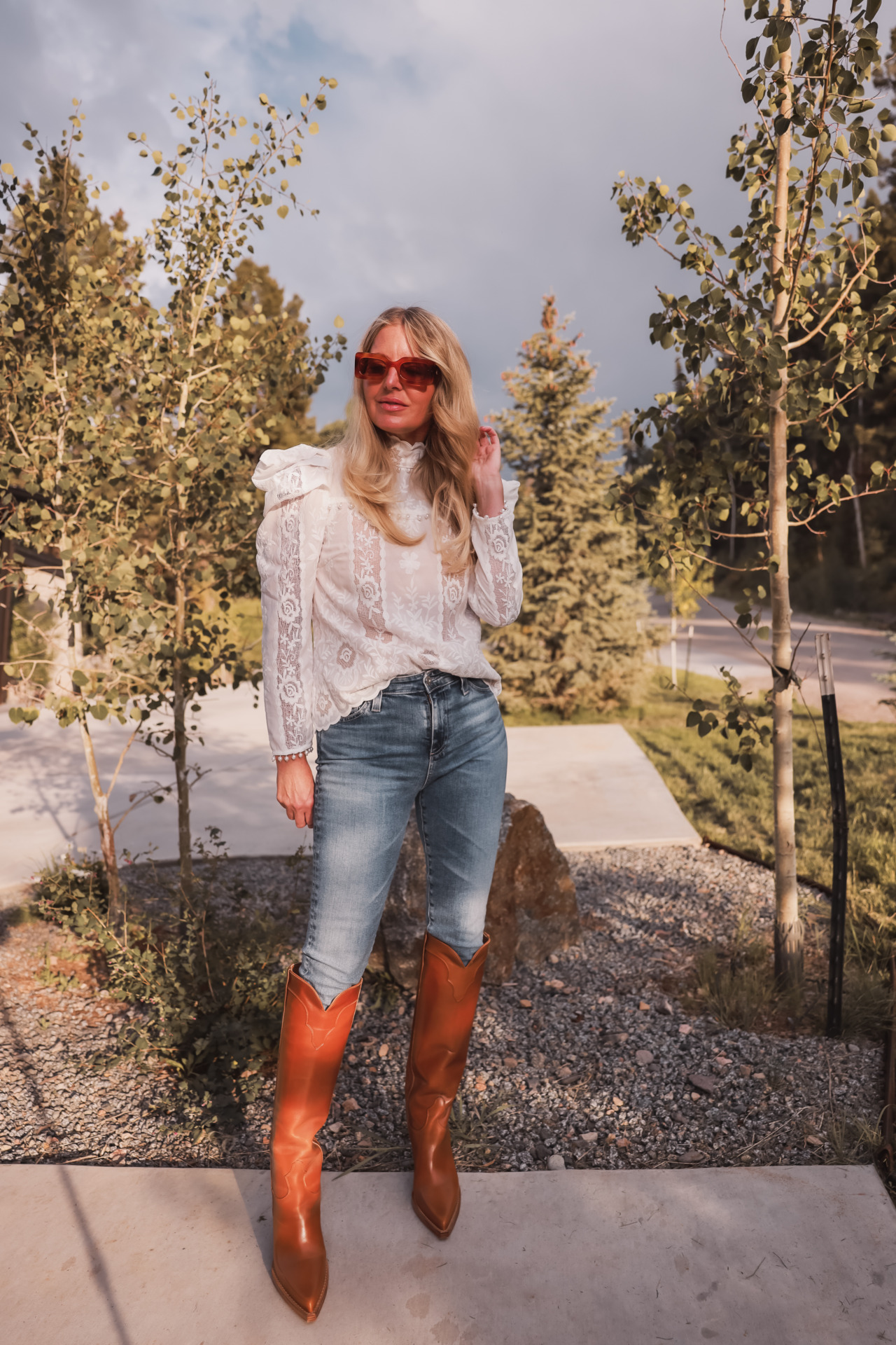 Western boots Thanksgiving Outfit Ideas