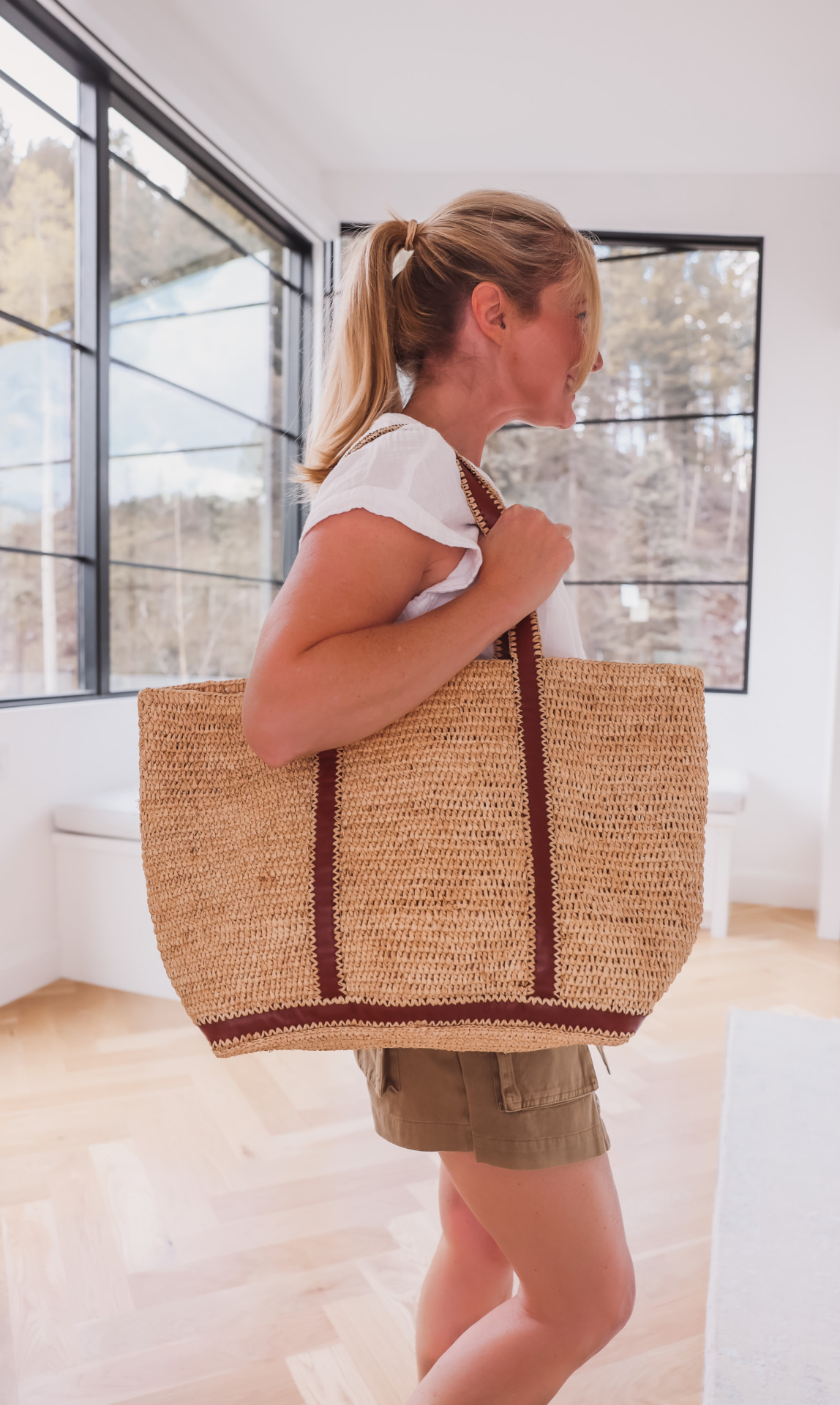 vanessa bruno raffia tote | Summer Handbags