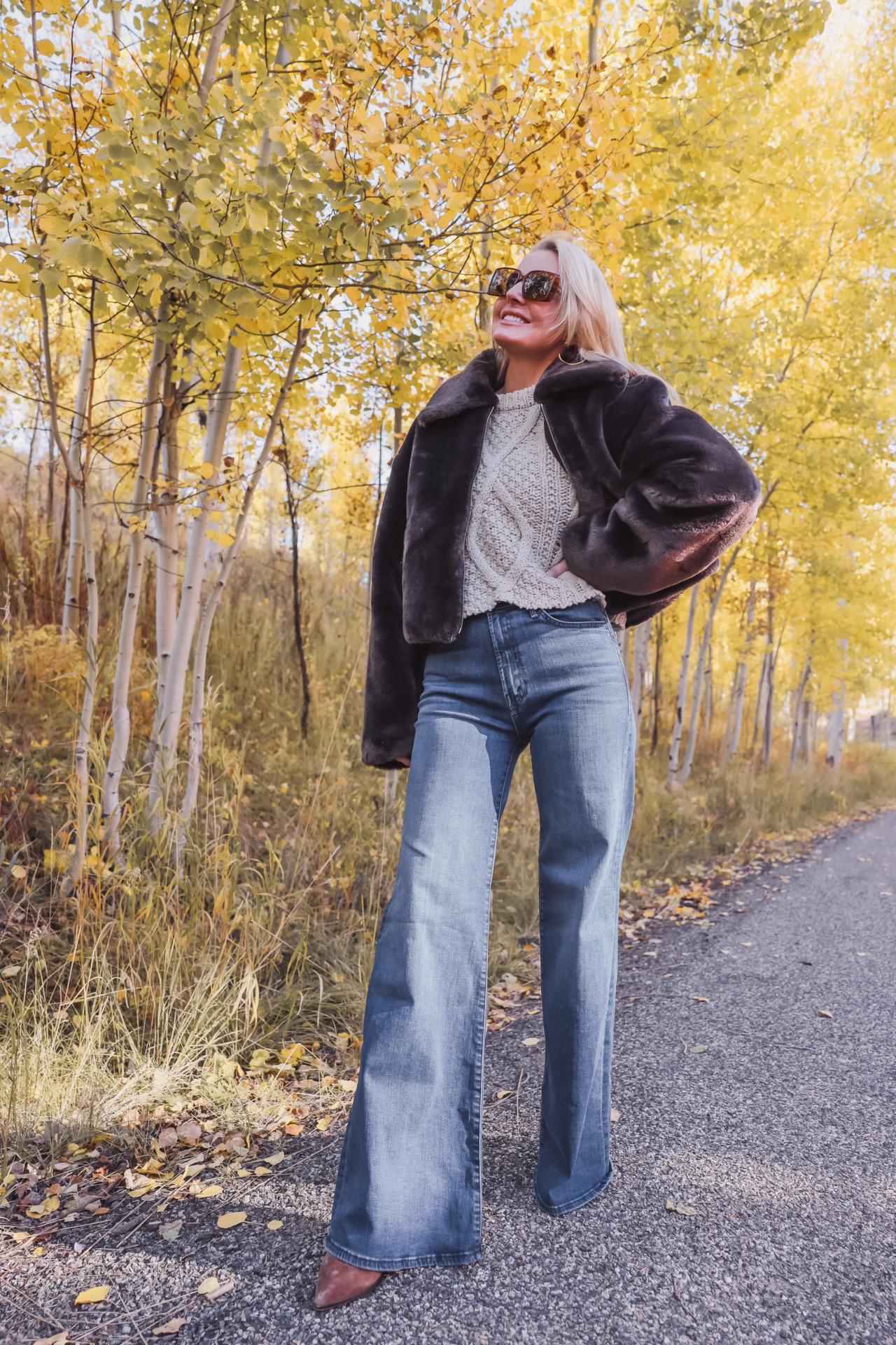 Shopbop Sale Style Event, Shopbop Fall sale, Shopbop tiered sale, best fall clothing sale, Erin Busbee, Busbee Style, Fashion Over 40, Telluride, CO, Mother Hustler Roller Ankle Jeans