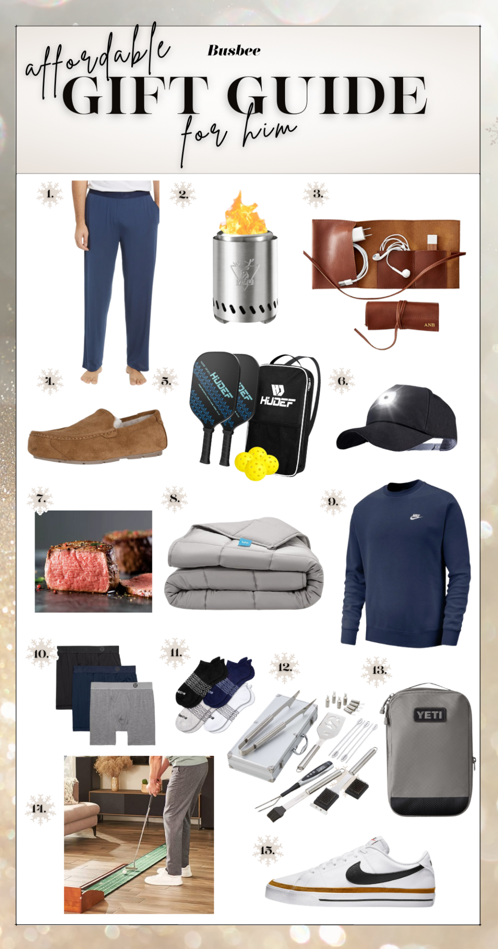 Affordable Holiday Gift Guides for him